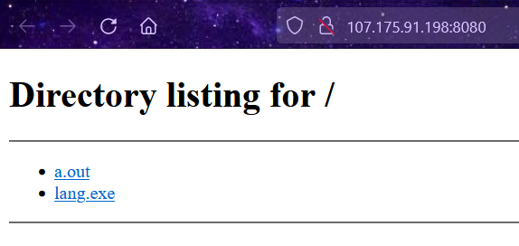 1ZRR4H's tweet photo. http://107.175.91.198:8080/
Server with #opendir and #CobaltStrike beacons for Windows and Linux.

C2: 107.175.91.198:9876
Watermark: 6 (an altered watermark I guess)

[+] https://t.co/PeNY838q0M https://t.co/VEKbUyipgj