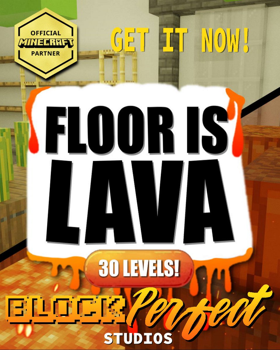 Block_Perfect's tweet image. Parkour your way through 30 levels and try not to fall in the lava! Get it now on the @MinecraftMarket  #Minecraft #MinecraftMarketplace #MinecraftBedrock #MinecraftParkour