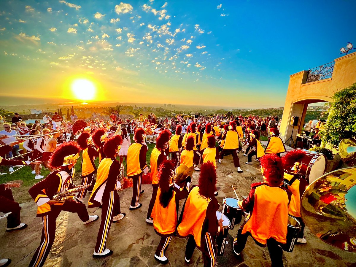 USCTMB's tweet photo. What a band. What a view. https://t.co/ZjSgliW1gN