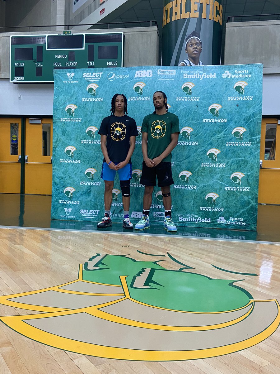 Had an amazing camp this weekend, thanks to <a href="/NSUSpartans/">Norfolk State Athletics</a> <a href="/NSUCoachJones/">Robert Jones</a> for the camp!