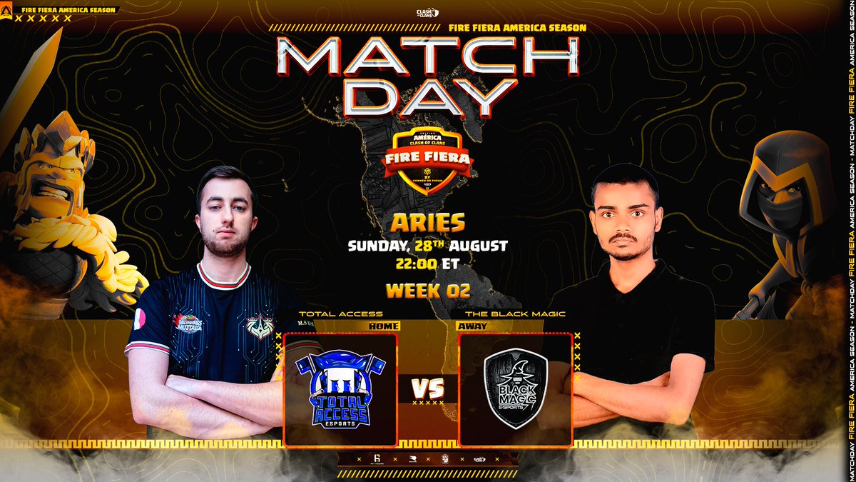 Aries__Gaming's tweet photo. ๐ฅLIVE๐ฅ
@TotalAccessCoC โ๏ธ #TheBlackMagic in @FireFiera
๐ฅhttps://t.co/GZTjtg2SQb https://t.co/Q5NTZiYGIu