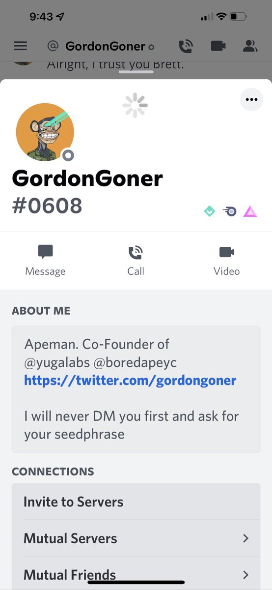 docbdh's tweet photo. @GordonGoner I’m being contacted by this… https://t.co/kuG4bHe7hD