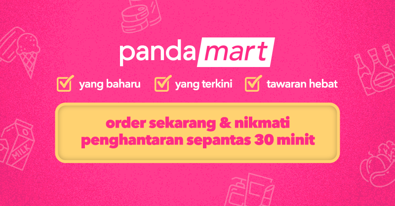 foodpanda_my's tweet photo. Cuba try test order di pandamart sekarang. Semua yang anda perlukan dan mahu boleh dihantar, gerenti keriangan dengan setiap pesanan. https://t.co/NPTc9iBjcP