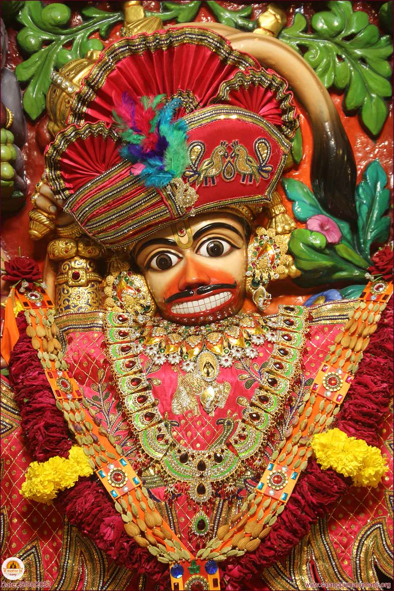 kashtbhanjandev's tweet photo. Darshan: 29-08-2022   
Shree KashtabhanjanDev Hanumanji Mandir Salangpur
https://t.co/91U86CaW1F
https://t.co/zgOd7PL7FO
#hanumanji #salangpur #kashtabhanjandev #hanuman #swaminarayan #hariprakashswami 
#hariprakashswami #swaminarayan #inspiration #motivation #satsang #vadtal https://t.co/zedUEwacaE