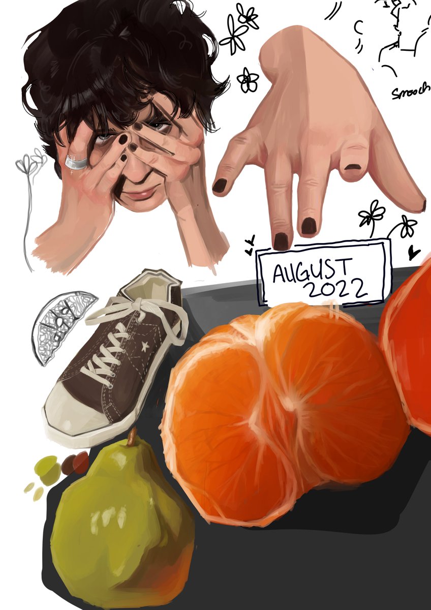 August page from my sketchbook