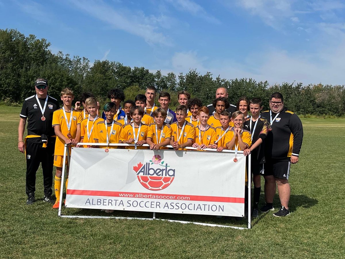 SASA_Impact's tweet photo. Congratulations to our U13 Boys, U13 Girls, U15 Boys, and U17 Girls on a hard earned Bronze medal at @AlbertaSoccer Tier 1 Provincials. 

Each team had their different challenges to fight through but they came out with some hardware! https://t.co/MnAgfecBSN