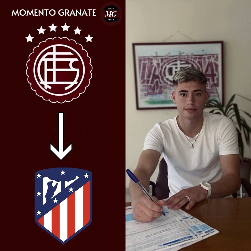 GranateMomento's tweet photo. 🇱🇻🔃 RUMBO A ESPAÑA

Horas después de firmar ✍️ su primer contrato profesional con #Lanús, Martín Ginzo se marchó cedido a préstamo por un año al Atlético Madrid B.

 📋 La operación con el Colchonero por el lateral derecho se cerró sin cargo y con opción de compra. https://t.co/jBxVp888Ec