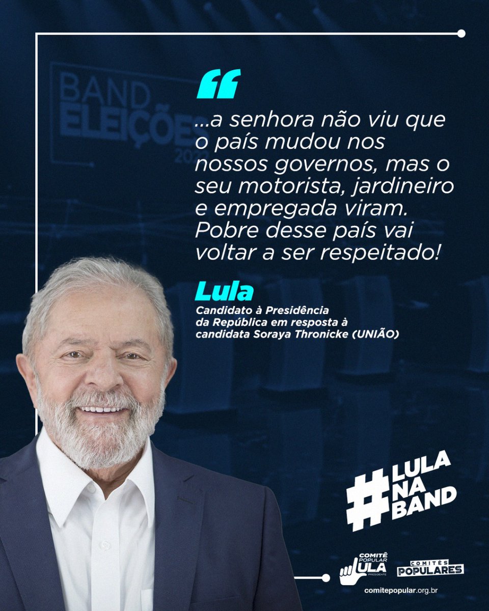 StelaFarias's tweet photo. OS CEGOS DO CASTELO

Os cegos do castelo só enxergam o Rei. @LulaOficial enxerga o povo. #DebateNaBand https://t.co/4oGvDhUeAX