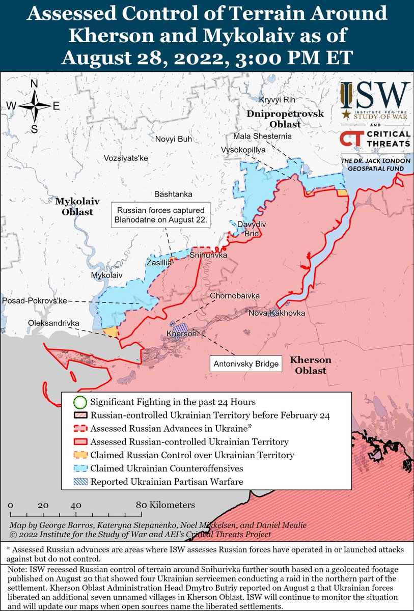 New: #Russia has further begun to implement strategies similar to those used by #Iran in an attempt to manipulate and possibly delay an International Atomic Energy Agency (IAEA) mission to the #Zaporizhzhia Nuclear Power Plant in the near future.

isw.pub/RusCampaignAug…