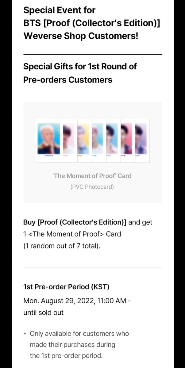 #ASIPH_GO | PH GO

BTS Proof Collector’s Edition

💸₱15,500 + LSF

DP: ₱2000 to secure (non-refundable)
RemBal: payable on Sept15 / Sept30 / Oct15 [₱4500 every due date]

DOO: until OOS
NETA

Reply Mine/DM to order

🏷wts lfb help rt <a href="/btsmerch_ph/">BTS PH WTS WTT RTs | check 📌 before tagging</a> <a href="/btsmerchrtph_/">BTS MERCH RT PH⁷</a> <a href="/rt_KpopMerch/">HELP RT KPOP MERCH ♡</a>