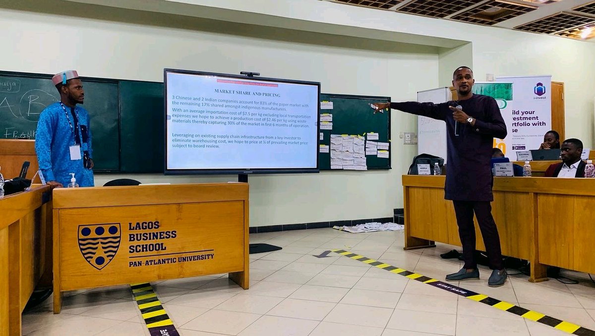 JANigeria's tweet photo. 8 companies from #ViMP2022 cohort pitched their business 
ideas within 5 minutes to @LBSNigeria entrepreneurship team led by Dr. Henrietta Onwuegbuzie of @LBSNigeria faculty. https://t.co/PIUVAvk9ka