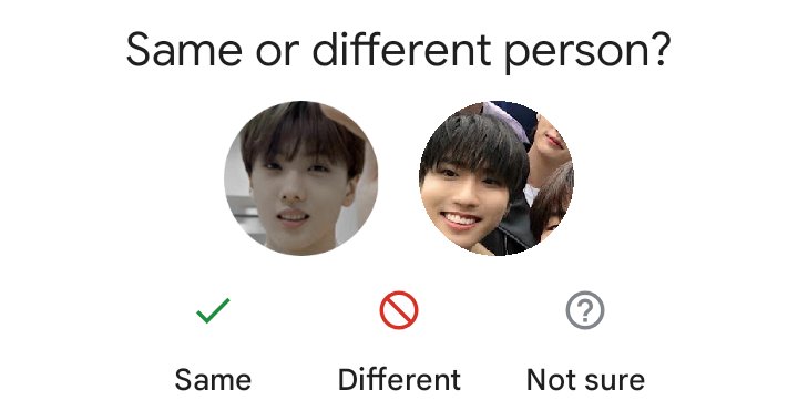 Pilmography_Pil's tweet photo. The moment when google photos can't tell the difference Jisung Pwark and Han Jisung https://t.co/Ek9LK7IgdD