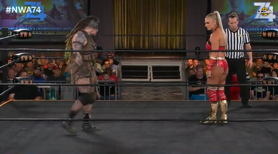 WrestlingCovers's tweet photo. HERE WE GO!! #NWA74 
@_theyaremax_ @Kamille_brick https://t.co/AZcXMIj0ko