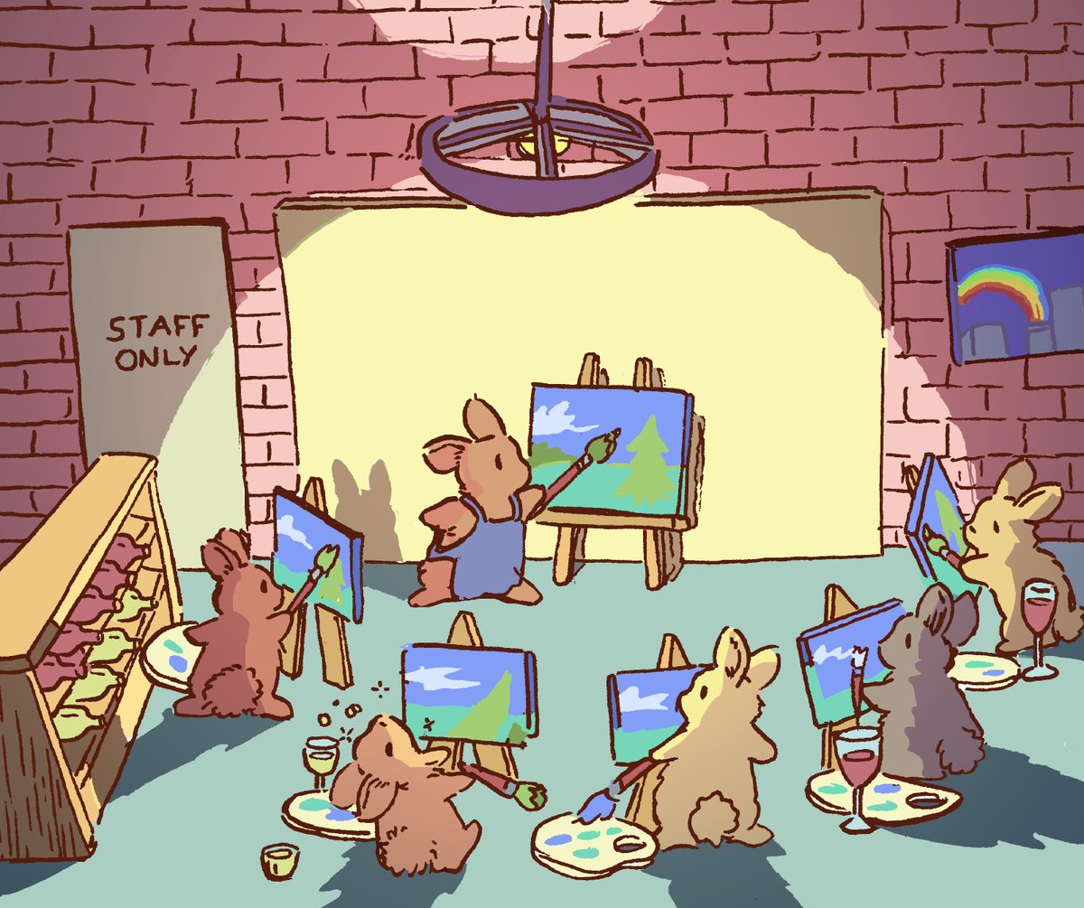 Daily bunny no.1862 mixed the wrong color