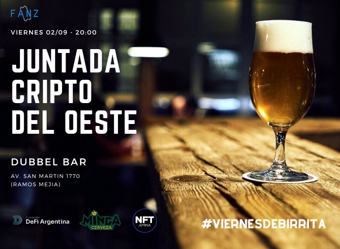 MilsteinmAb's tweet photo. Mucha descentralización, pero todas las juntadas de Buenos Aires son en Palermo o Recoleta.  🤌

Y como muchos saben, en el Oeste esta el agite. 😎

Sale #ViernesDeBirrita🍺 en Dubbel Bar de Ramos Mejía con @NFTamina, @CervezaMinga y @DefiArgentina.

Viernes 02/09 - 20.00hs 🗓️ https://t.co/z94bxQ6HnB
