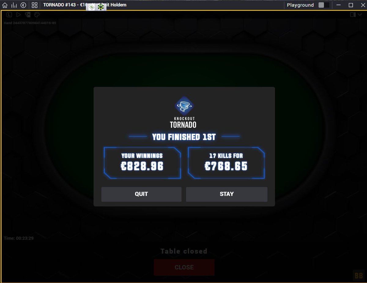 Pues hemos gambleado bien la FT... a ver si empezamos nuevo curso en la escuela <a href="/PokerevolutionC/">Pokerevolution</a>, tengo ansias de aprender...aunque falta tiempo...a seguir con ilusión...