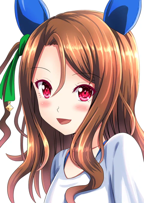 キングヘイロー描きました目とか髪の描き方を模索中です#ウマ娘 #キングヘイロー #絵描きさんと繋がりたい #イラスト 