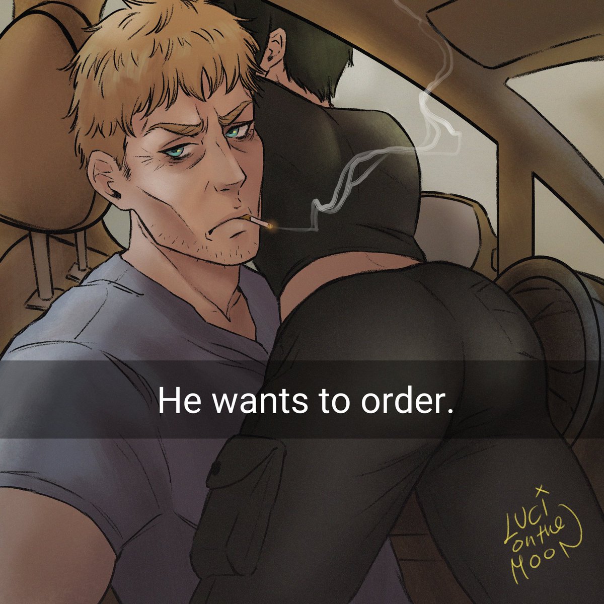 Luci_OnTheMoon's tweet photo. He wants to order 👉👈
#wheredemonshide #kuroshitsuji #blackbutler #sebard https://t.co/cMJNUy0TFx
