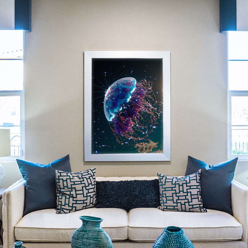 quixotech_eth's tweet photo. Hooray! Wallart/Print available soon...
Your Space, Your Story. 

Jellyfish are symbolic of flow, survival, instinct, movement, and simplicity. They teach us that we don't need to resist life and instead should let it guide us naturally. 

Be Jelly! https://t.co/ex6qBy4YD8