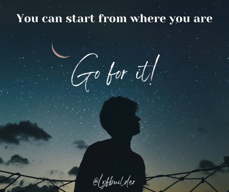 lyfbuilder's tweet photo. You can start from wherever you are and work your way up https://t.co/aJkaKr97nK