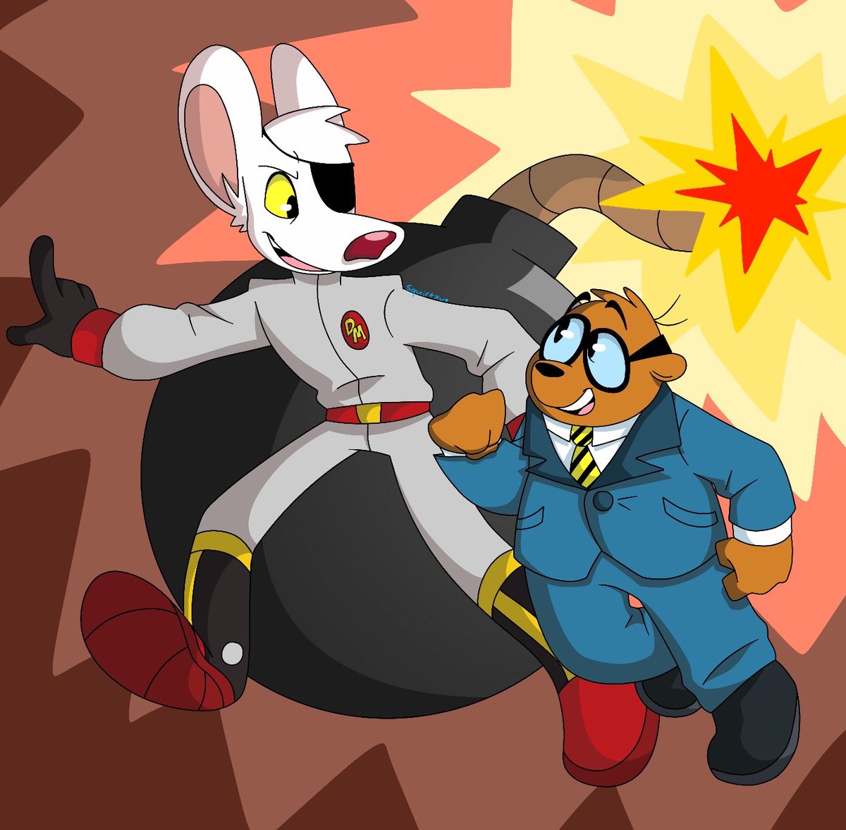 me: oh followers i have art for you my followers: don’t tell me it’s danger mouse me: it’s danger mouse #dangermouse