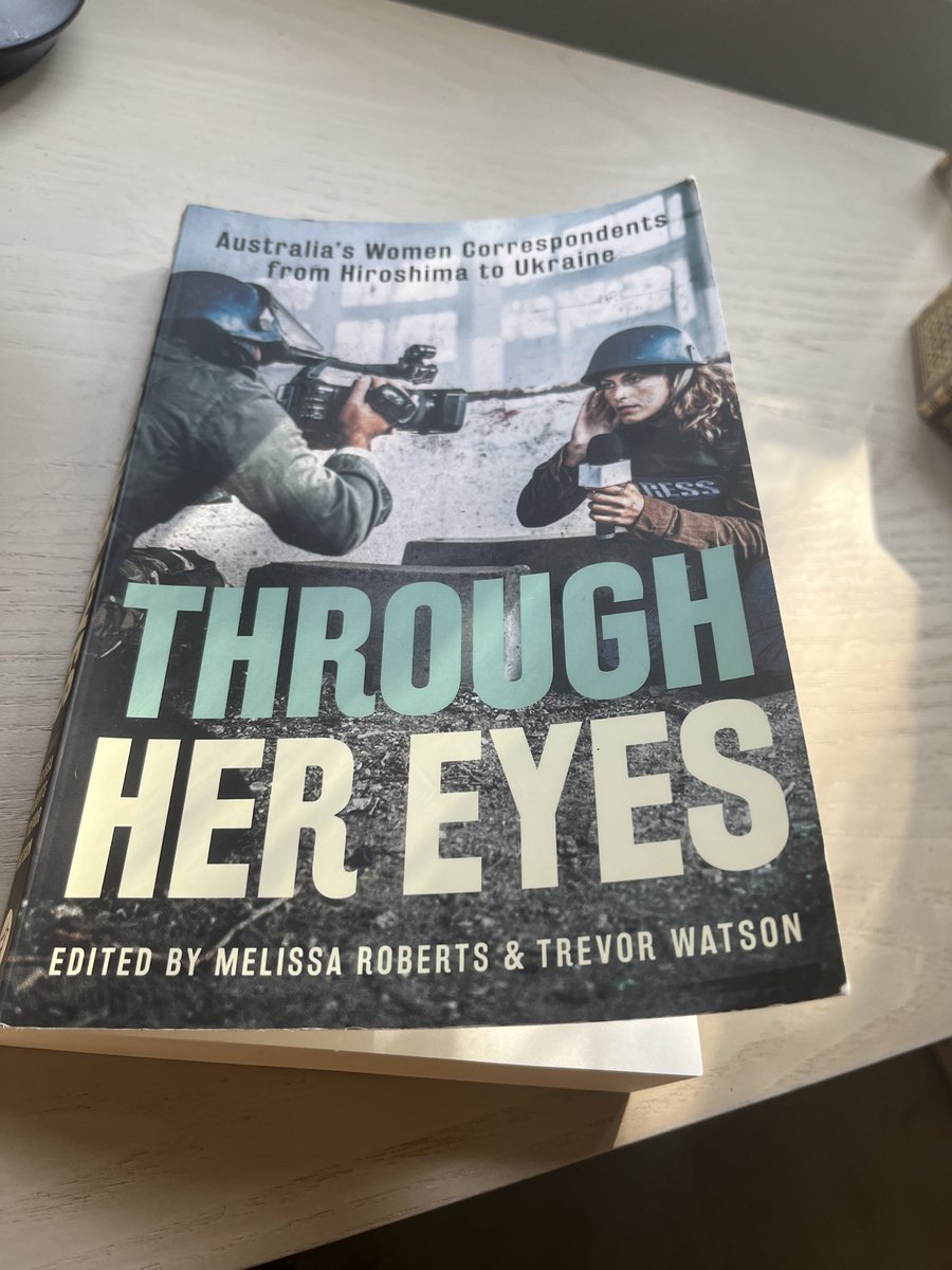 Join us for the launch of Through Her Eyes - Australian Women Correspondents from Hiroshima to Ukraine with me, Melissa Roberts, co-editor &amp; former freelance correspondent for Newsweek, the brilliant <a href="/geraghtyk/">Kate Geraghty</a> together with several other ace contributors 
tinyurl.com/4tm2zh9p