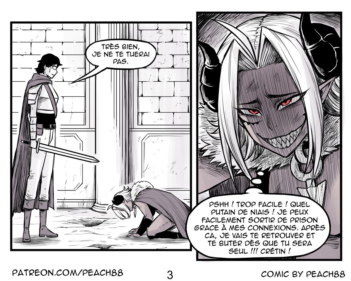Stelwor on Twitter: "Femme reine démon (1/4)"