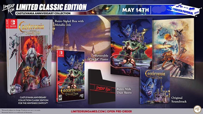Castlevania Anniversary  Limited Classic Edition (Nintendo Switch) 