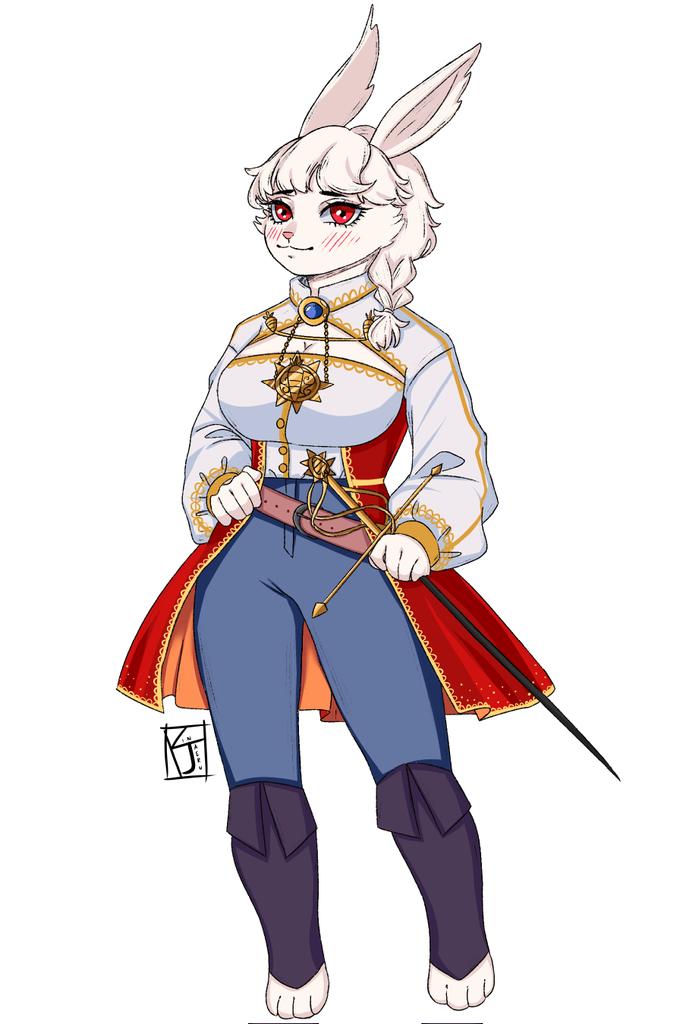 I would like to thank <a href="/kinjaeru/">Kinjaeru || VGEN Commission CLOSED!</a> for the absolutely stunning art done for my mother.
I present to to Princess Luna Janette Juniper Karrotelle-Jordain.
#furryart #rp #DnDcharacter #fantasy