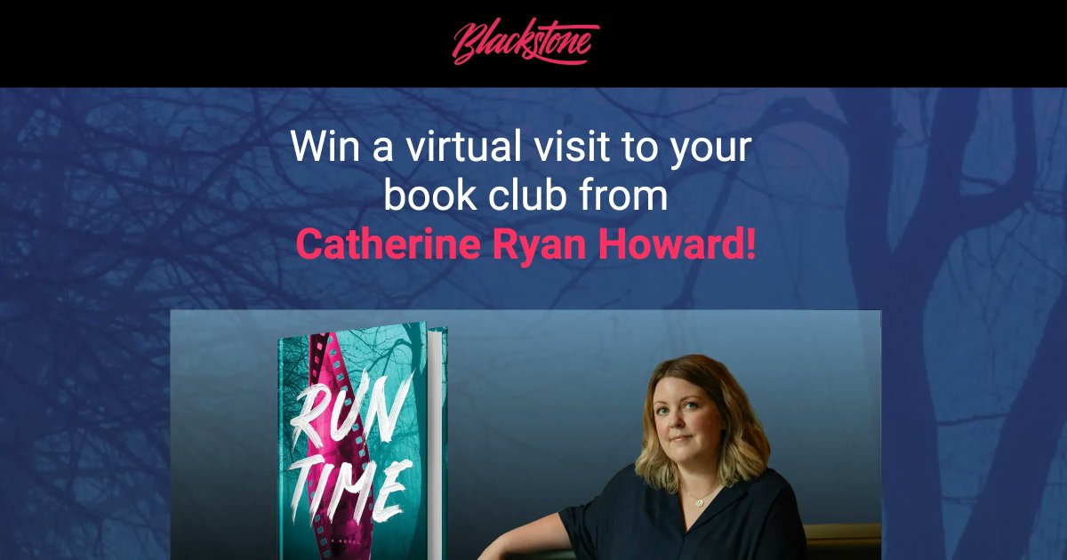 BlackstoneAudio's tweet photo. Alexa: Play “The Final Countdown” by @europetheband!🎵
With 2 DAYS LEFT to enter, click for the chance to have your #bookclub win a virtual visit from internationally bestselling crime writer @cathryanhoward, author of #RUNTIME + #56DAYSBook!
👉ENTER: https://t.co/xxerIlscVi https://t.co/CRAMmS434S