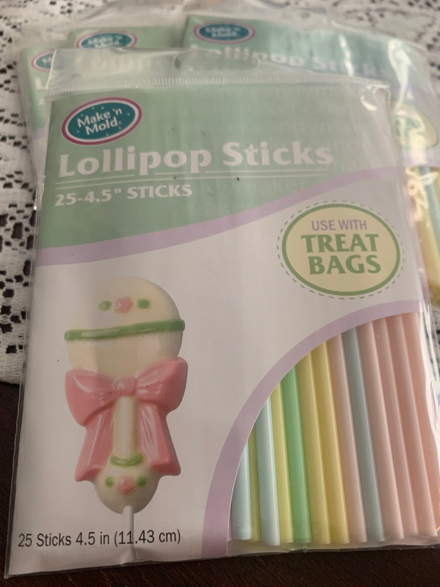 Excited to share the latest addition to my #etsy shop: Make n mold Lollipop Sticks pastel colors etsy.me/3TiLoMd #babyshower #easter #baking #plastic #cakepops #lollipops #sticks #bakeryaccessories #makenmold