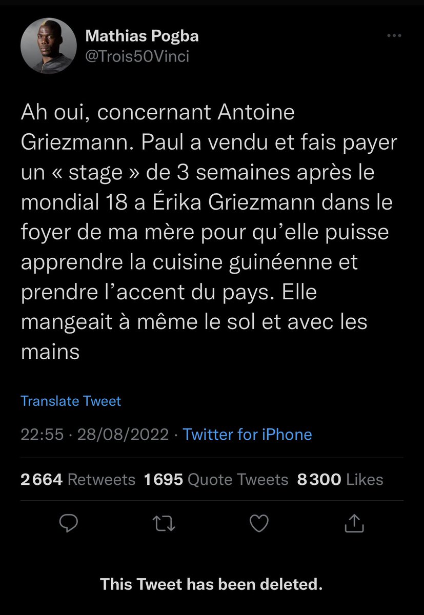 Les fakes de Mathias Pogba sont les plus drôles du réseau jsjsjsjs