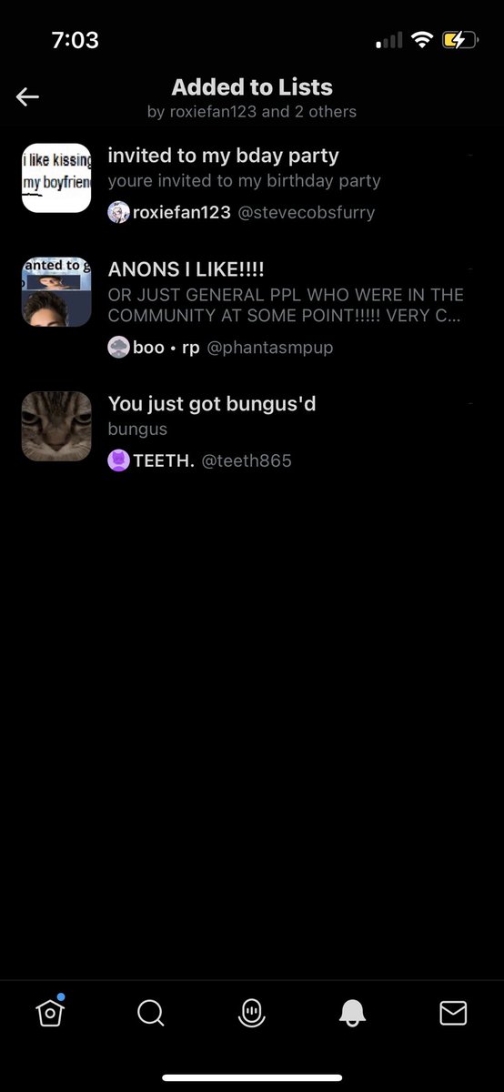 I KEEP GETTING ADDED TO LISTS . THANK YOU BUT I BASICLALY JUST GOT ADDED TO 3 LISTS AT ONCE the c4 in my chest goes off
