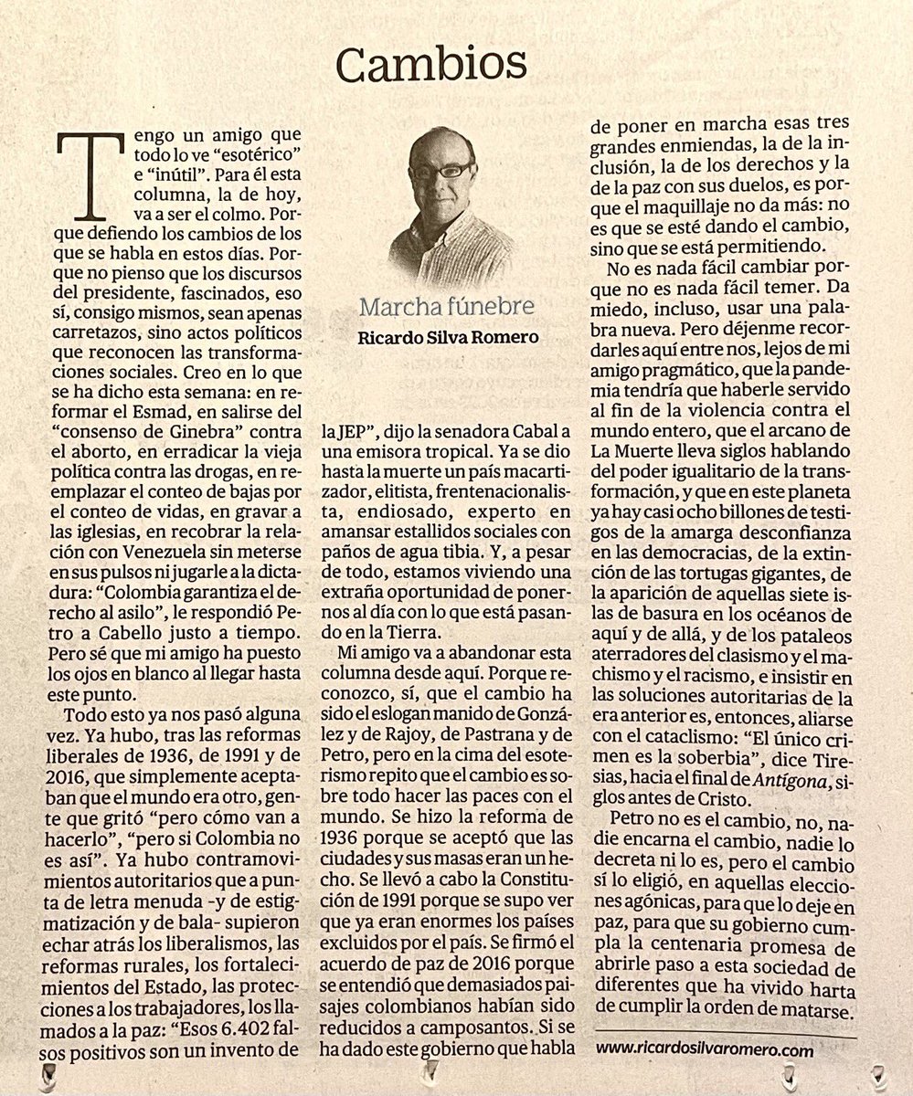 Fulanodet_al's tweet photo. «El maquillaje no da más: no es que se esté dando el cambio, sino que se está permitiendo.»
@RSilvaRomero https://t.co/nv7kxV1m5T