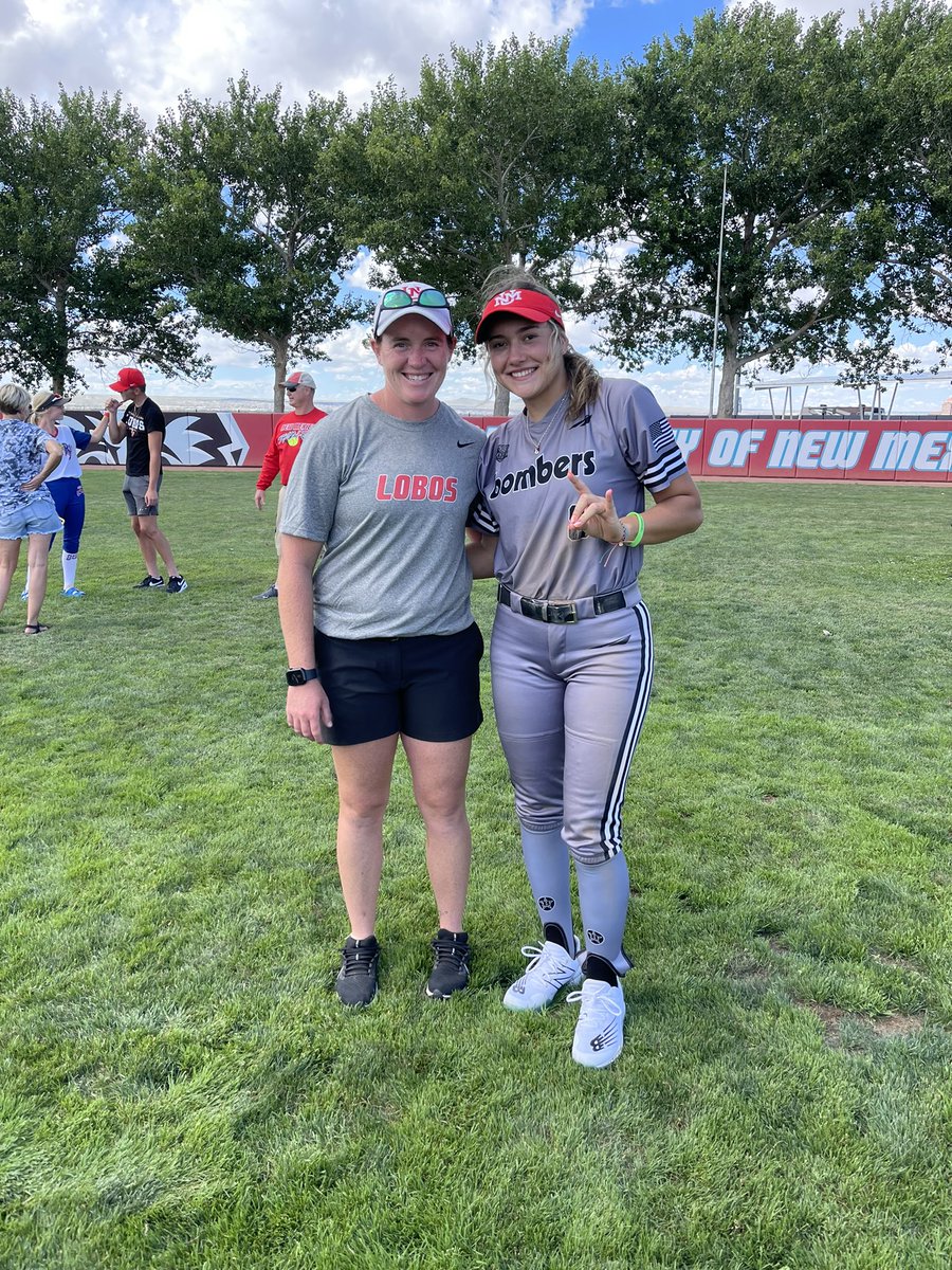 BRUNNER2023's tweet photo. Had a great day at the camp yesterday. Already feels like home! Go Lobos!!🐺❤️ @CoachDickson @Coach_Spearman @SBlackUNM https://t.co/ZCOkNJ9wb2