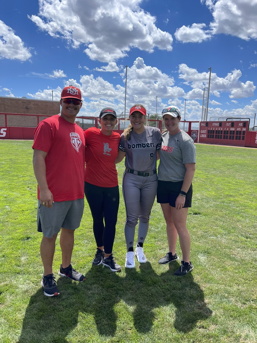 BRUNNER2023's tweet photo. Had a great day at the camp yesterday. Already feels like home! Go Lobos!!🐺❤️ @CoachDickson @Coach_Spearman @SBlackUNM https://t.co/ZCOkNJ9wb2