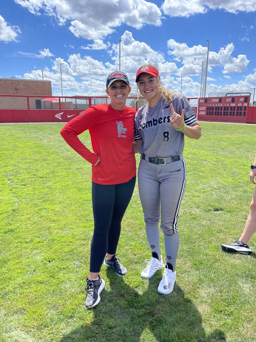 BRUNNER2023's tweet photo. Had a great day at the camp yesterday. Already feels like home! Go Lobos!!🐺❤️ @CoachDickson @Coach_Spearman @SBlackUNM https://t.co/ZCOkNJ9wb2