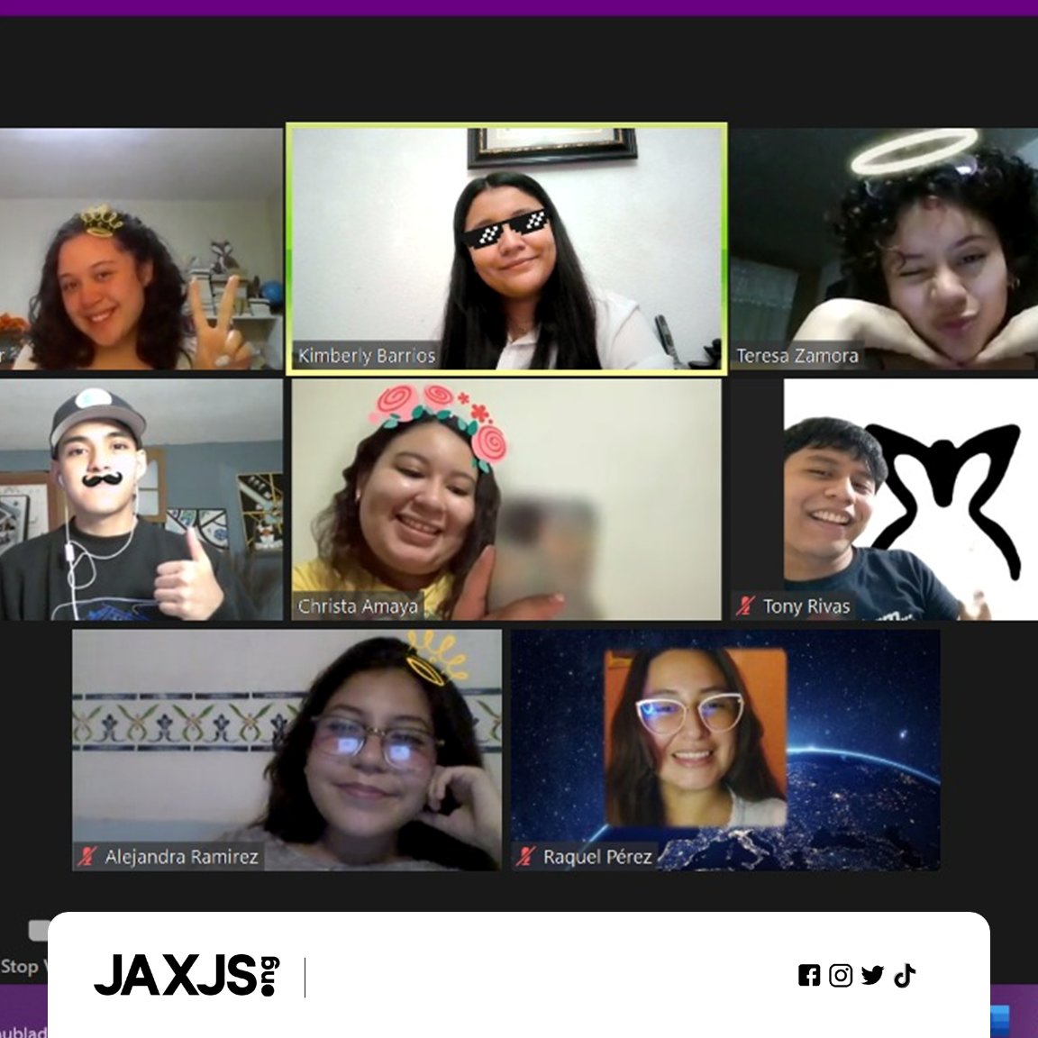 JAxJS_ong's tweet photo. Estamos muy felices de darle la bienvenida a nuevos voluntarios a JAxJS Metropolitana
#JAxJS #Bienvenida #Arte #JusticiaSocial #Empoderamiento #Juventud https://t.co/vxOGFfJ0Sw