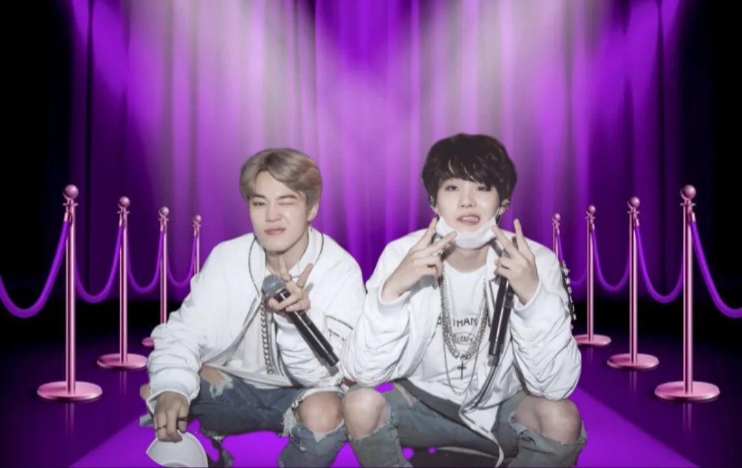SwagDeysi13's tweet photo. El Yoonmin llegó a la alfombra morada, van a interpretar "Tony Montana" y una canción nueva que Yoongi compuso para Jimin.😎🔥

BTS GLOBAL DOMINATION  
BTS DOMINATES TONIGHT
#BORACARPET @BTS_twt https://t.co/J1f9gFu3ml