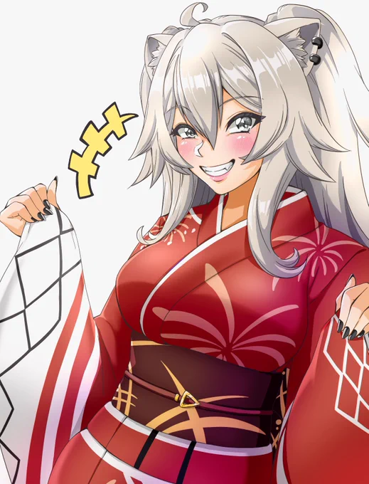 浴衣も似合うししろん#ししらーと 