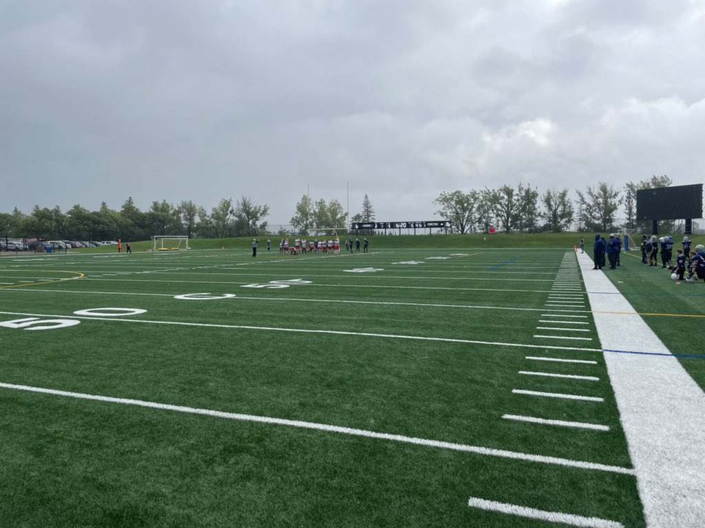 MrKyleYRHS's tweet photo. YRHS Jr Raiders improve to 2-1 on the year after beating the Regina Lakers 26-6 on a rainy day at Leibel Field. https://t.co/diMDufPSiE