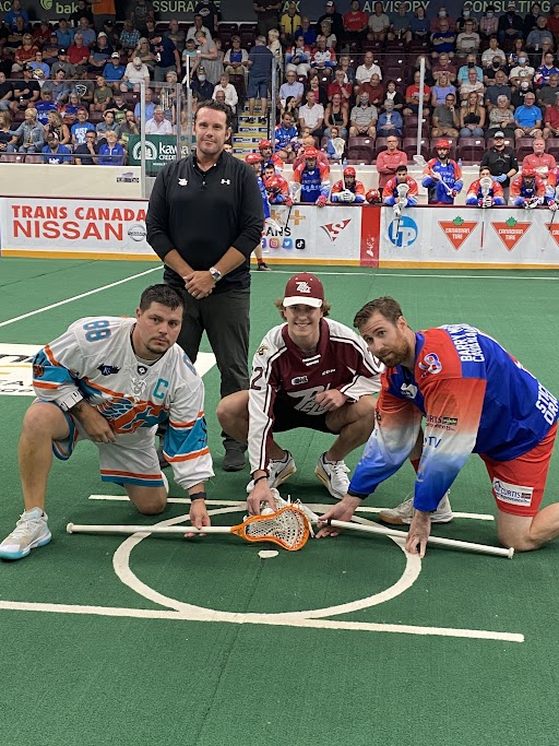 PetesOHLhockey's tweet photo. The Petes are proud to support the Lakers! 

Now go get em’ @PtboLakersLax 

#CupStaysHere https://t.co/zkX5trL6bY
