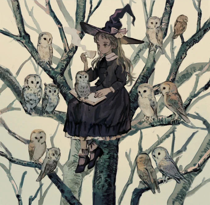 Witch and Owl 