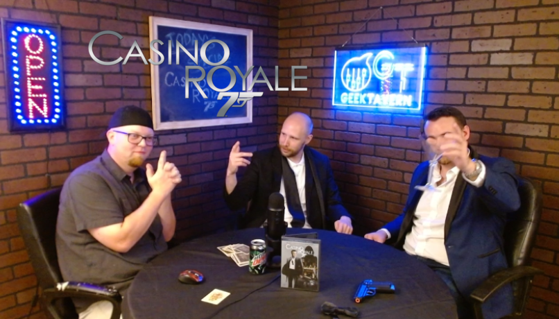 GeekTavern's tweet photo. #CasinoRoyale is our topic on this weeks Geek Tavern #Podcast 
Now in video format on #Spotify!
Check it out in the links below! 
Please like and sub!
#ShowLinks: https://t.co/OgneEomAsz
#YouTube: https://t.co/qhOQn0G040
#Spotify: https://t.co/nG0GnhzkHV https://t.co/BwakiQ0nqP