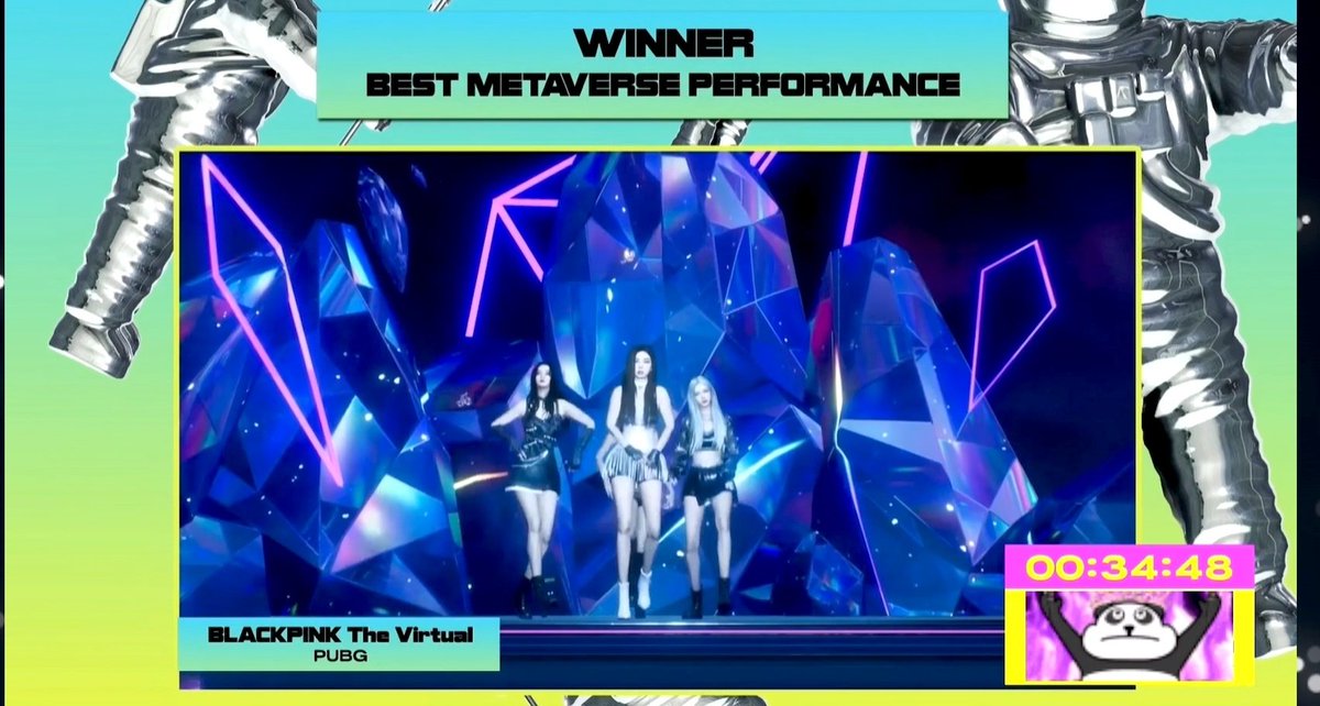 🏆 | Congratulations BLACKPINK for winning “BEST METAVERSE PERFORMANCE” at this year's #VMAs

TASTE THAT VENOM ON VMA
#BLACKPINKInYourVMAs #PINKVENOM <a href="/BLACKPINK/">BLACKPINKOFFICIAL</a>