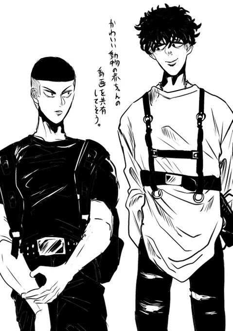 【灼カバ】二人が仲良しだと嬉しい(妄想) 