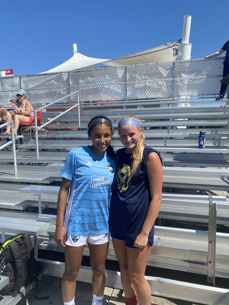 Sydney Maddox (@_sydneymaddox) on Twitter photo It was great to match up and meet my future <a href="/KCRoosWSoccer/">Kansas City Women's Soccer</a> teammate <a href="/alishasand17/">Alisha Sandoval</a> today! It was great to match up and meet my future <a href="/KCRoosWSoccer/">Kansas City Women's Soccer</a> teammate <a href="/alishasand17/">Alisha Sandoval</a> today!