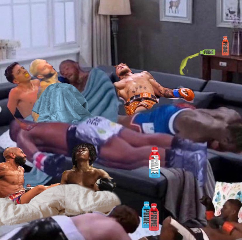 cloutchefmma's tweet photo. @KSI The sleepover getting kinda crammed https://t.co/jQyiS1zrPU