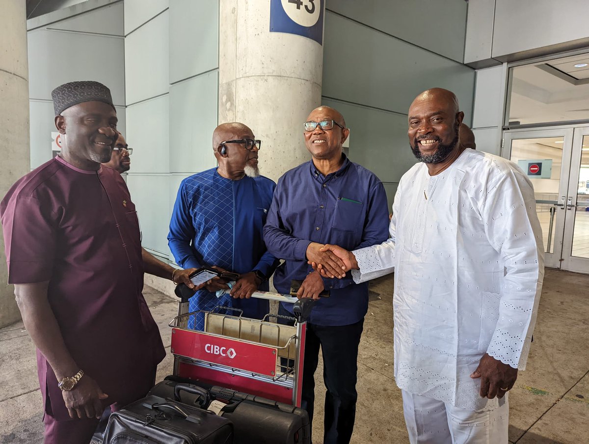 PeterObi's tweet image. I just arrived Toronto, Canada. To our OBIdient family in Toronto, Thank you all for the warm welcome. -PO