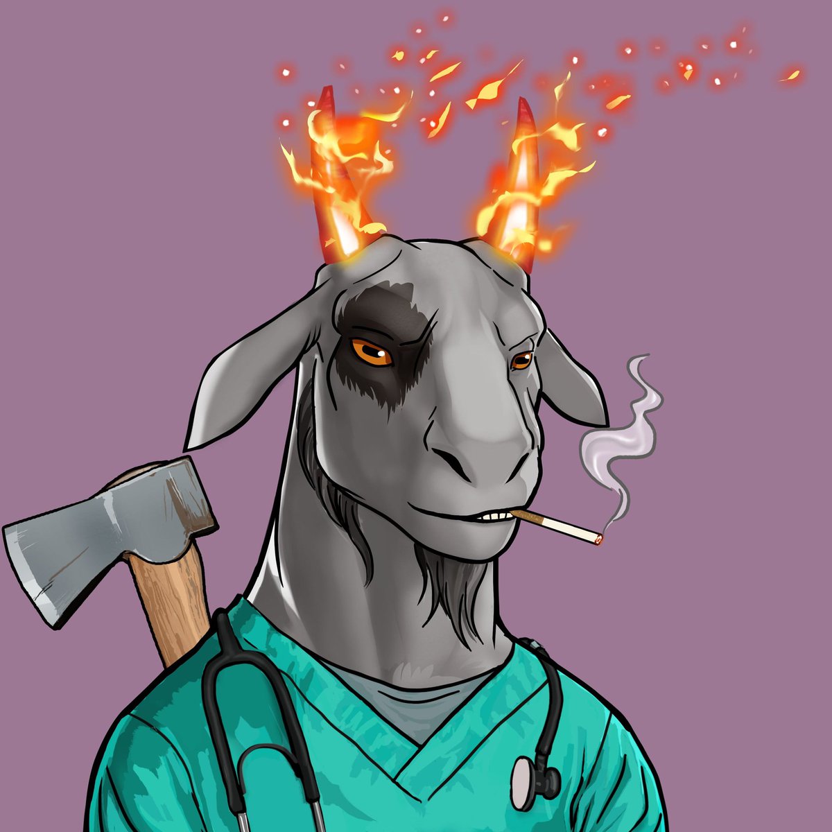 ZRover4's tweet photo. @Simon_Sayz13 @Cosmo_886 @420dotgame Love the Goats! @SYoshikoArt https://t.co/lr5kzsXdpN